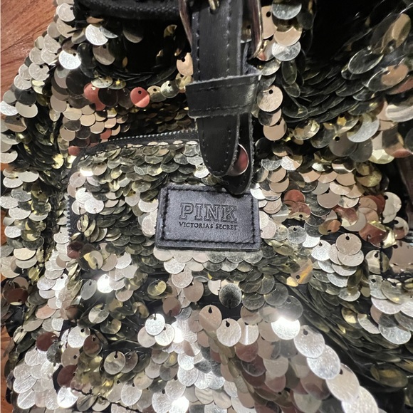 PINK mini sequin Backpack - Picture 2 of 4